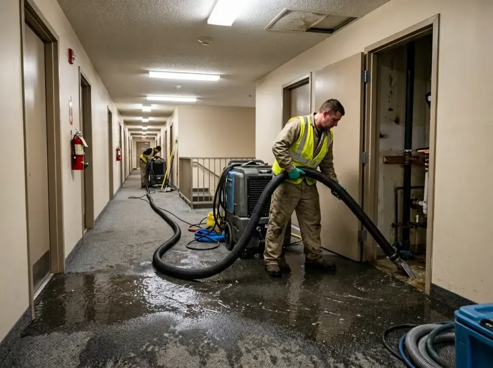 multi-unit-apartment-hallway-f-005 — frequently asked questions, Emergency Burst Pipe Water Extraction & Removal in West Hav…